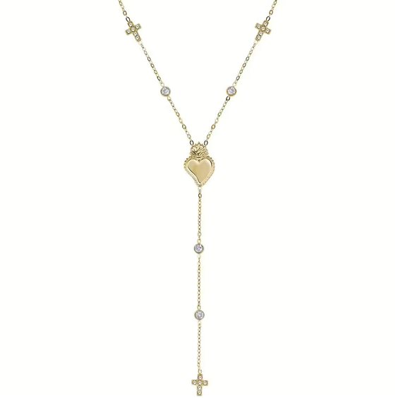 Collier Amen Femme Acciaio donna in Acier Zircone ACCL818390G - ACCL818390G